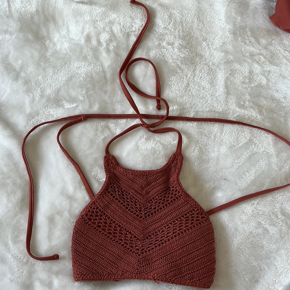 Xhilaration peach colored bikini set